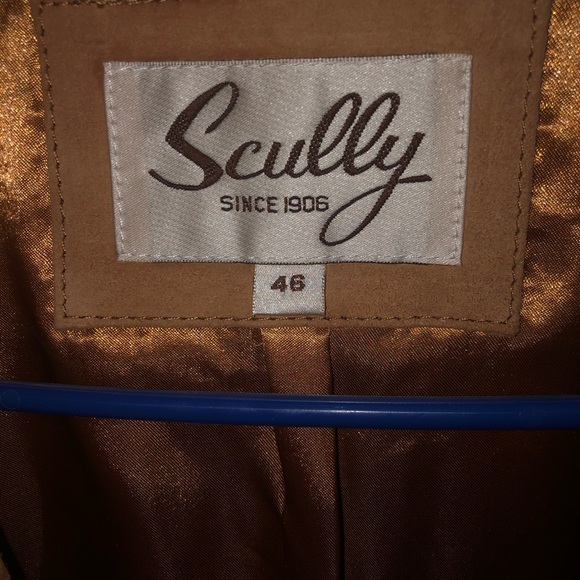 NWOT - Scully Suede Leather Fringed Coat in Bourbon Roar - Picture 13 of 14